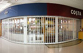 FlexiGlide Vision Guard sliding folding shutter